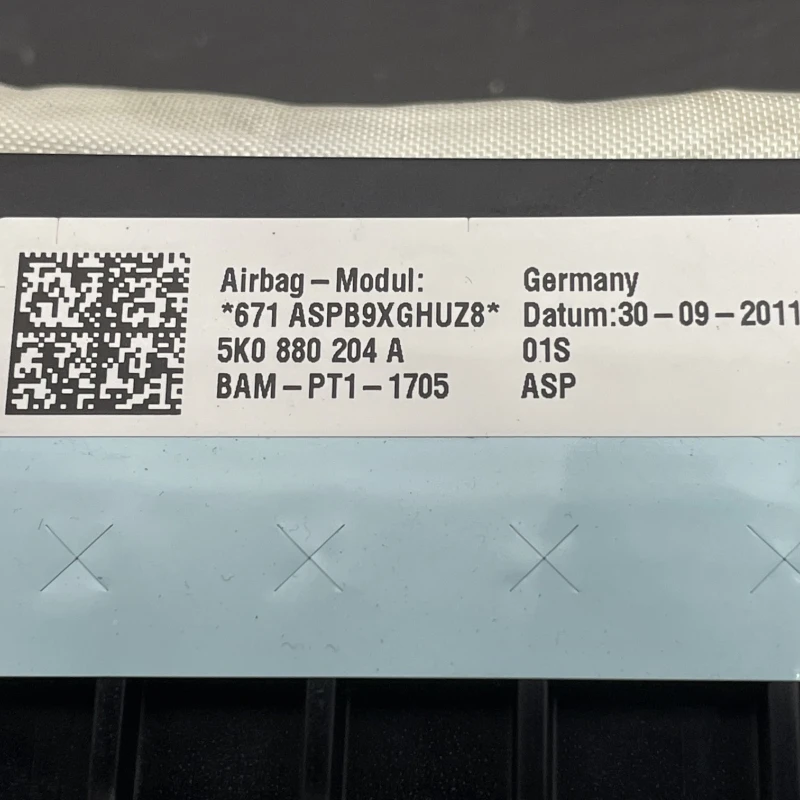Airbag pasager / Volkswagen Golf MK6 2010 / Interior