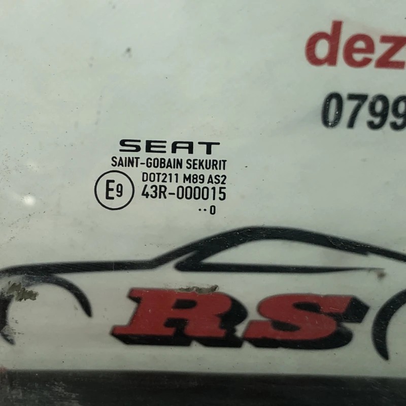 Geam dreapta spate / Seat Ibiza 6J 2011 / Caroserie, oglinzi si faruri