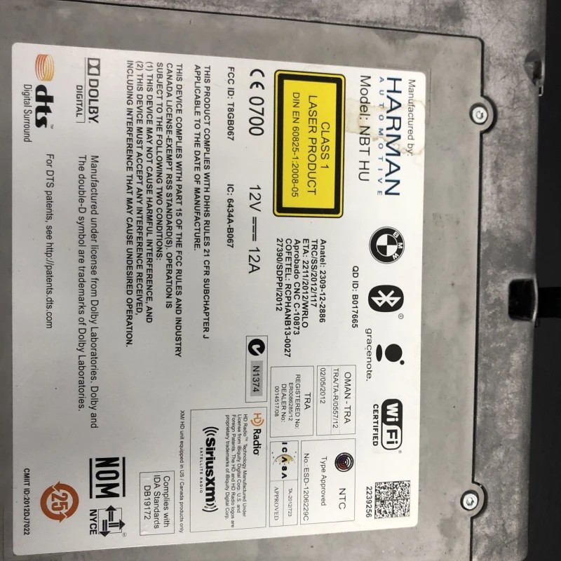 Radio CD navigatie / BMW Seria 3 F31 2015 / Audio si electronice