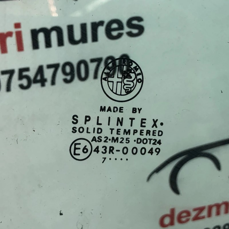 Geam dreapta spate / Alfa Romeo 159 sportwagon 939 2008 / Caroserie, oglinzi si faruri