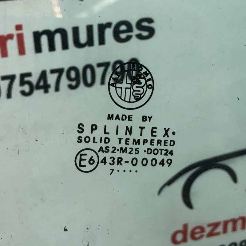Geam dreapta spate / Alfa Romeo 159 sportwagon 939 2008 / Caroserie, oglinzi si faruri