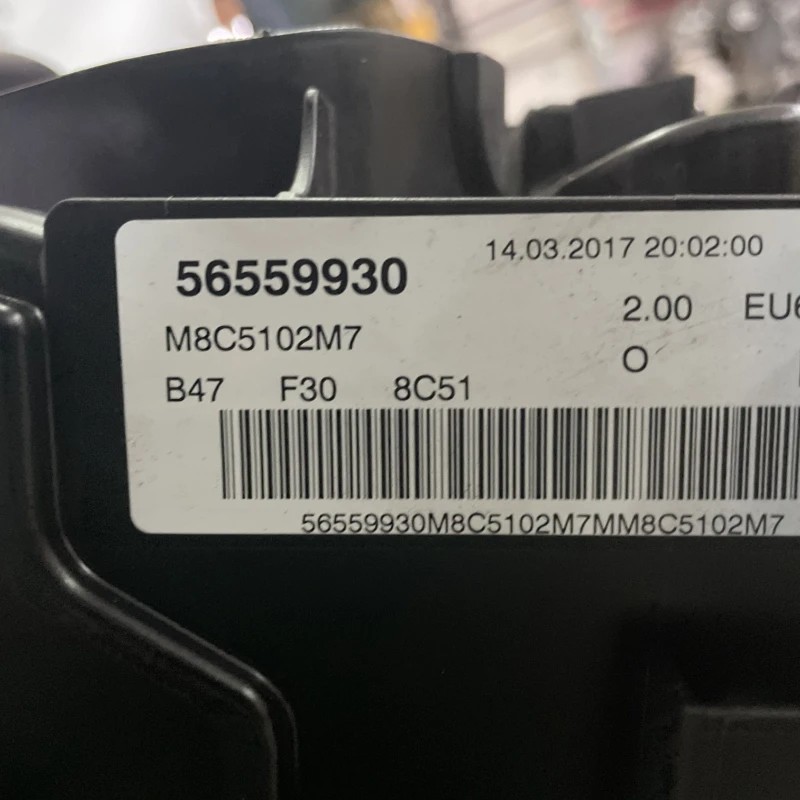 Motor B47D20A / BMW Seria 3 F30 2017 / Motor, racire si evacuare