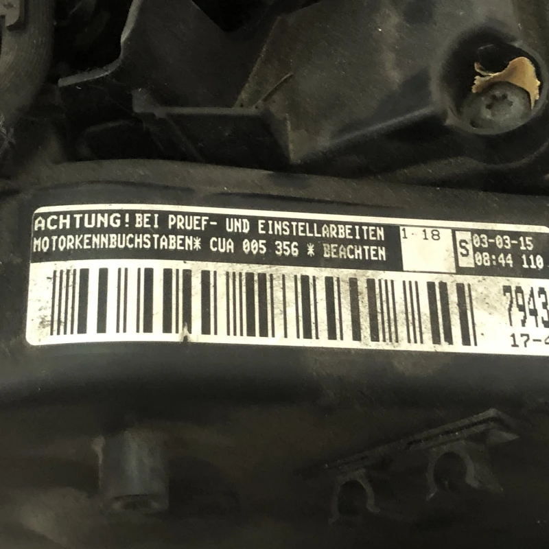 Motor CUA / Volkswagen Passat B8 2016 / Motor, racire si evacuare