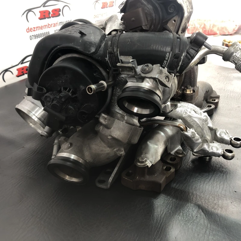 Turbosuflanta turbo turbina / Volkswagen Passat B8 2016 / Motor, racire si evacuare