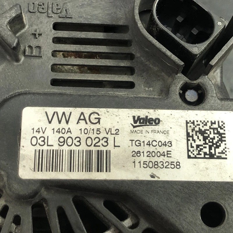 Alternator / Volkswagen Passat B8 2015 / Motor, racire si evacuare