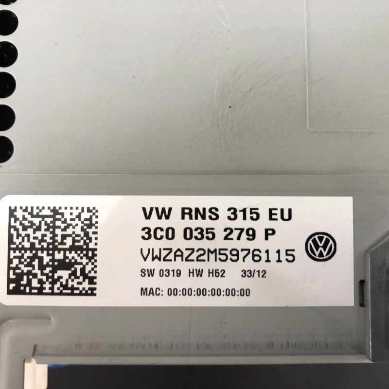 Navigatie sistem multimedia RNS315 / Volkswagen Passat B7 2013 / Audio si electronice