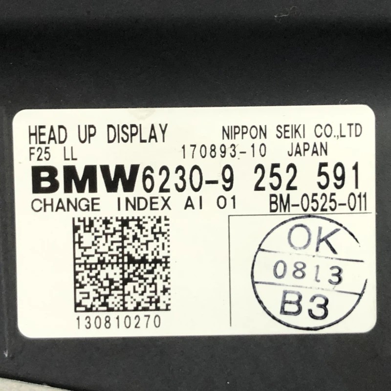 Head up display / BMW X3 F25 2011 / Audio si electronice