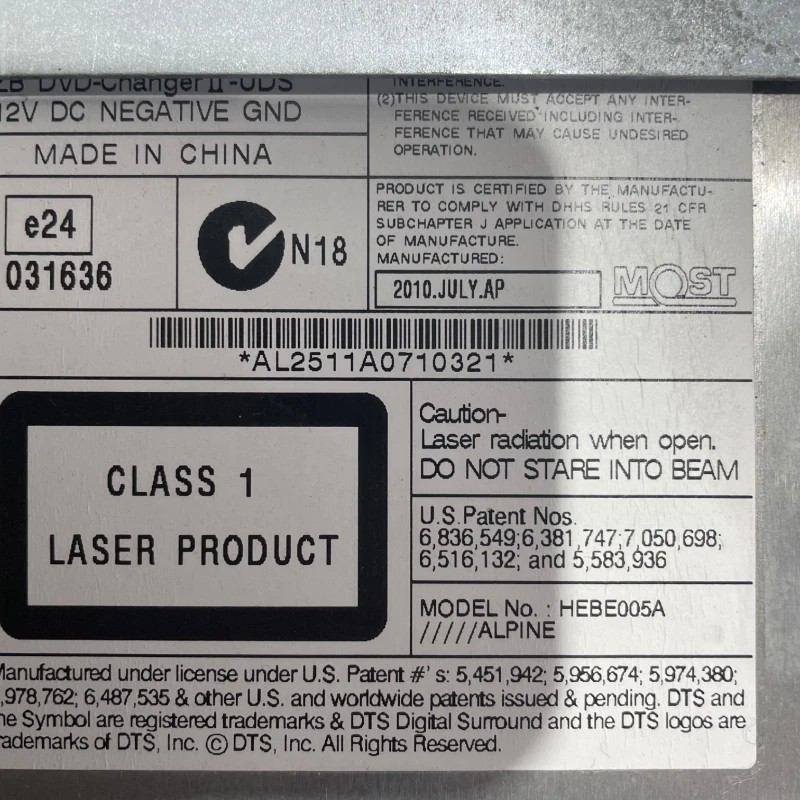 Dvd cd chnger / BMW X3 F25 2011 / Audio si electronice