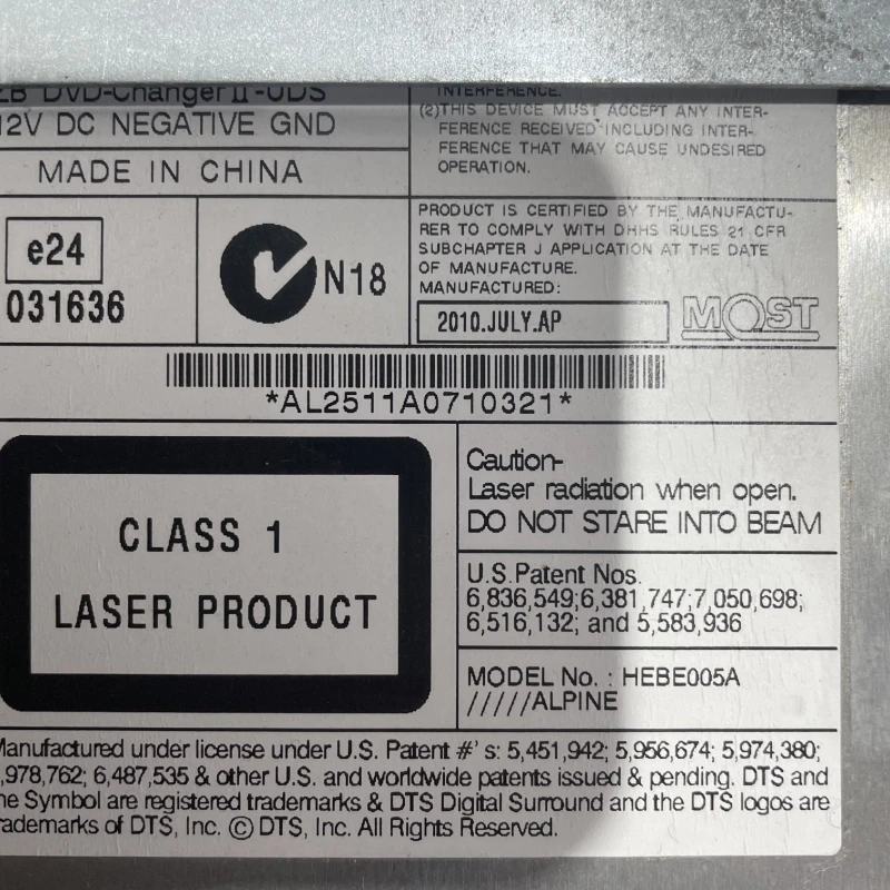 Dvd cd chnger / BMW X3 F25 2011 / Audio si electronice