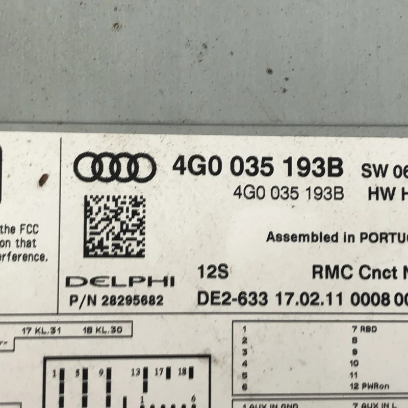 Radio CD / Audi A6 C7 2016 / Audio si electronice