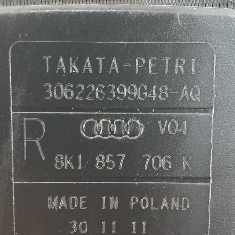 Centura dreapta fata / Audi A4 B8 2011 / Interior