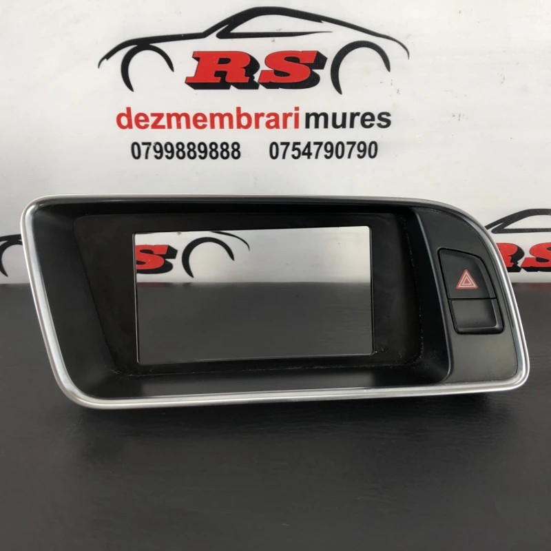 Ornament trim display navigatie / Audi Q5 8R 2012 / Interior