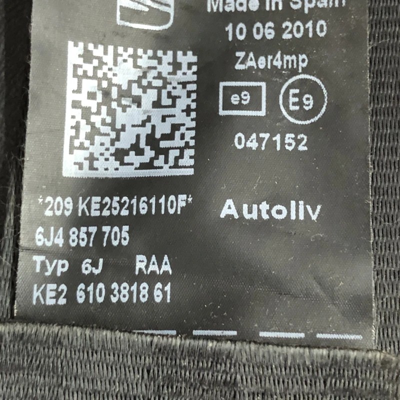 Centura stanga fata / Seat Ibiza 6J 2011 / Interior