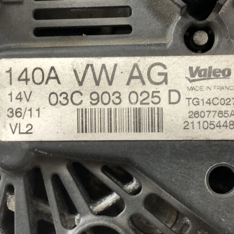 Alternator / Volkswagen Golf MK6 2012 / Motor, racire si evacuare