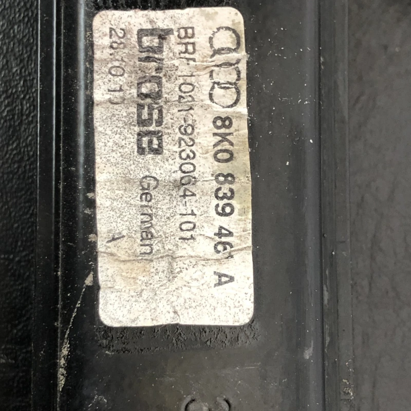 Macara geam stanga spate / Audi A4 B8 2010 / Caroserie, oglinzi si faruri