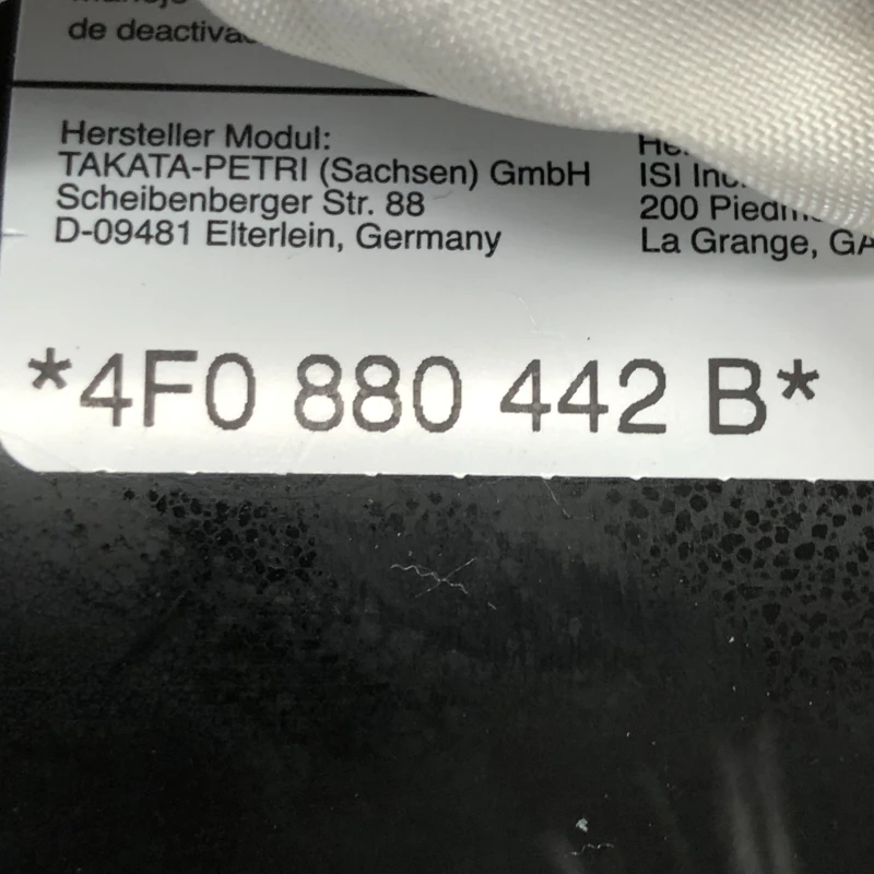 Airbag bancheta spate Dreapta / Audi A6 C6 2010 / Interior