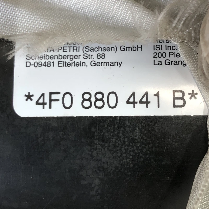 Airbag bancheta spate stanga / Audi A6 C6 2010 / Interior