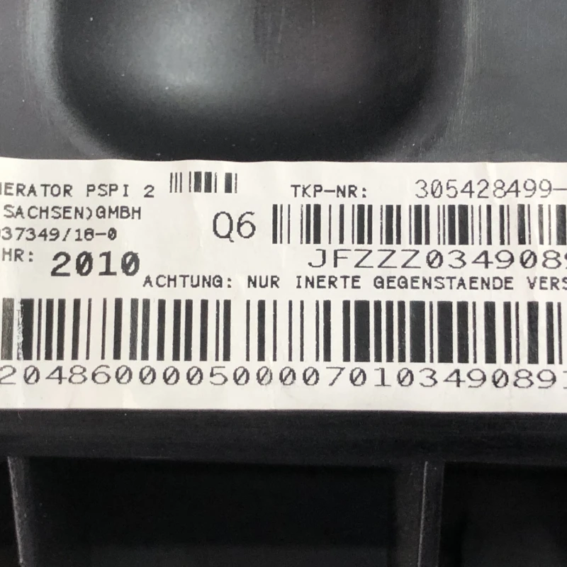 Airbag pasager / Mercedes-Benz C Class W204 2010 / Interior