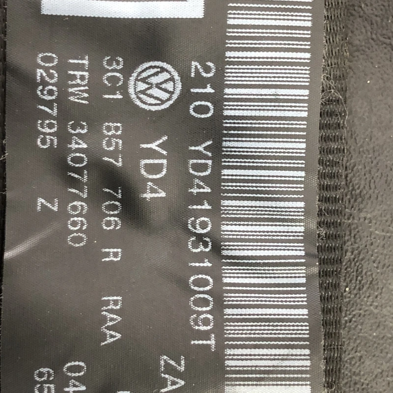 Centura dreapta fata cu capsa / Volkswagen Passat B7 2013 / Interior