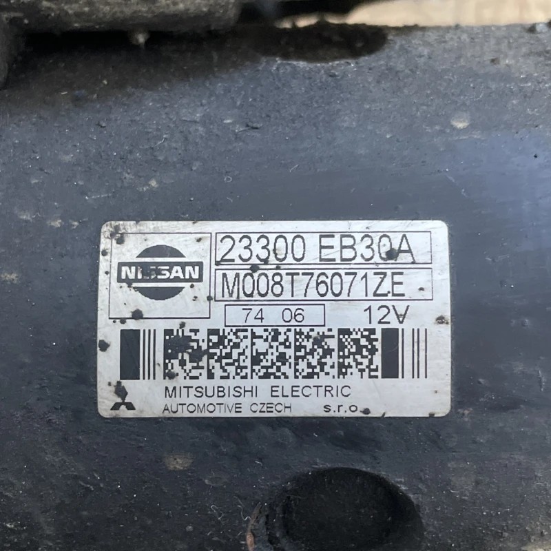 Electromotor demaror / Nissan Navara D40 2007 / Motor, racire si evacuare