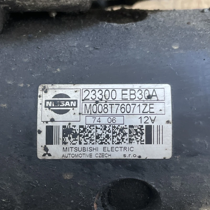 Electromotor demaror / Nissan Navara D40 2007 / Motor, racire si evacuare