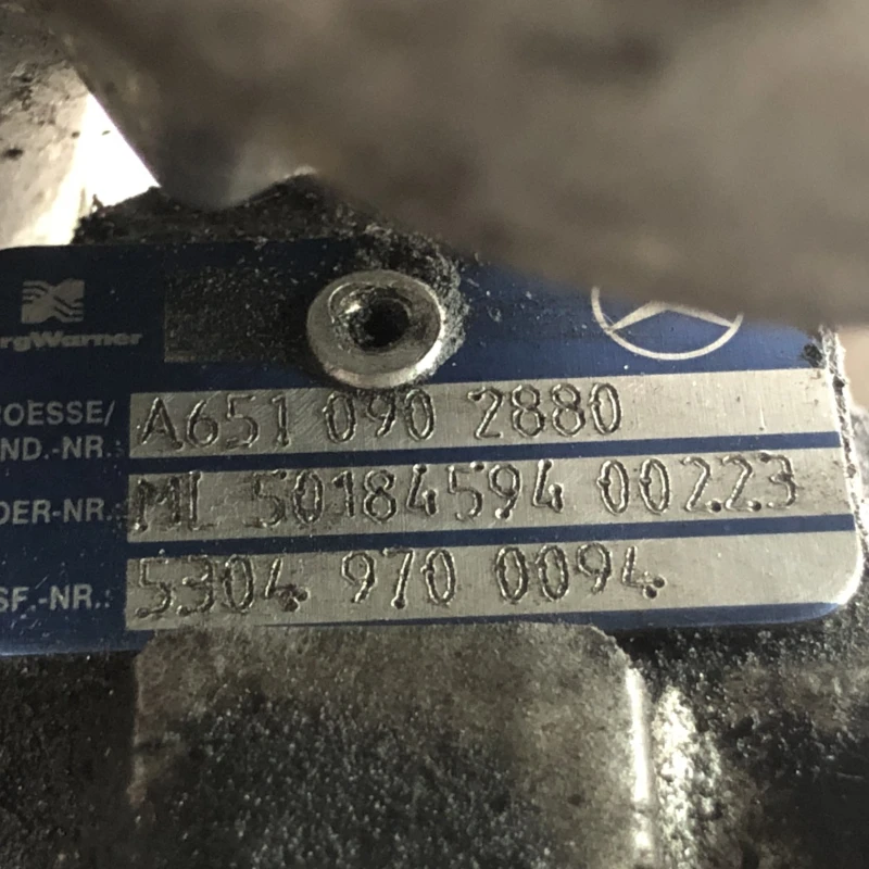 Turbosuflanta turbo turbina / Mercedes-Benz C Class W204 2011 / Motor, racire si evacuare