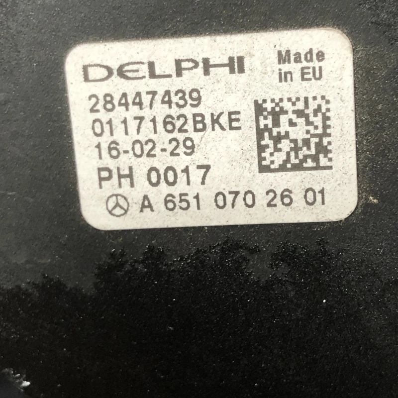 Pompa de injectie inalte / Mercedes-Benz E Class W212 2016 / Motor, racire si evacuare