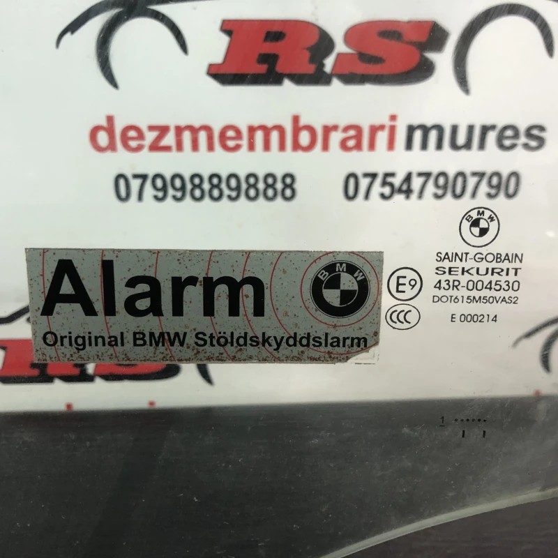 Geam stanga fata / BMW X5 E70 LCI 2012 / Caroserie, oglinzi si faruri