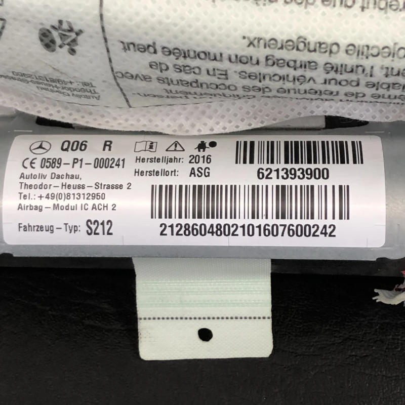 Airbag cortina dreapta / Mercedes-Benz E Class W212 2016 / Interior