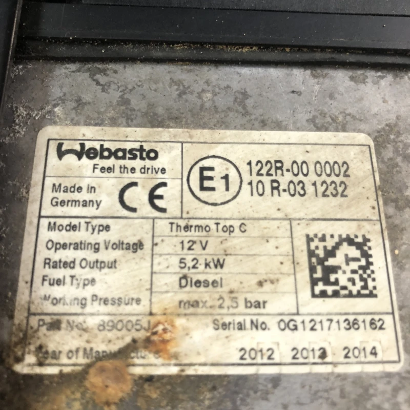 Webasto / Nissan Navara D40 2006 / Climatizare