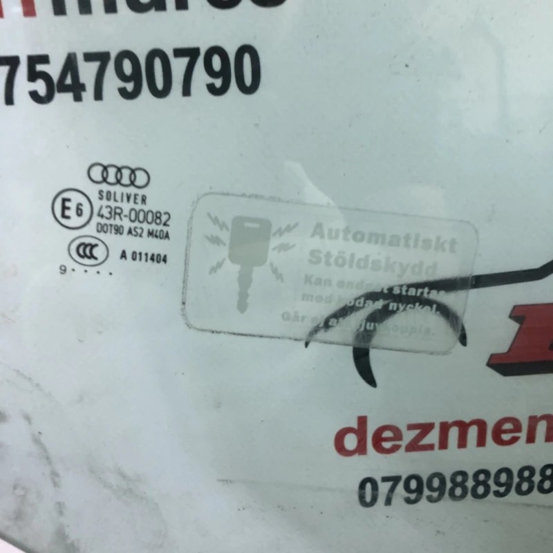 Geam stanga fata / Audi RS5 8T 2011 / Caroserie, oglinzi si faruri