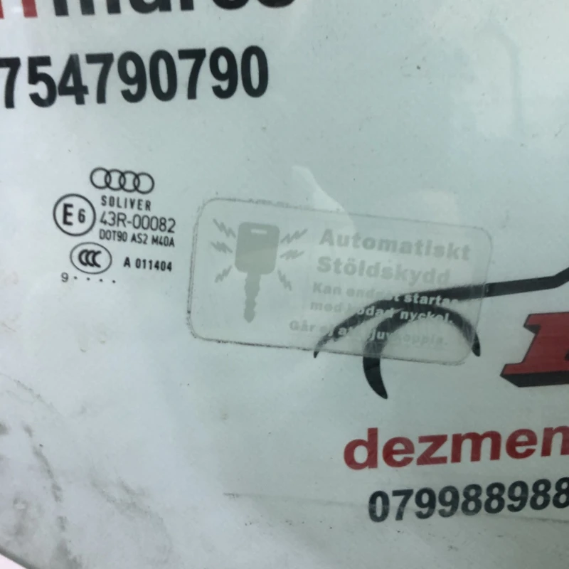 Geam stanga fata / Audi RS5 8T 2011 / Caroserie, oglinzi si faruri