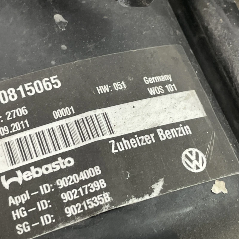 Webasto / Seat Alhambra 7N 2012 / Climatizare