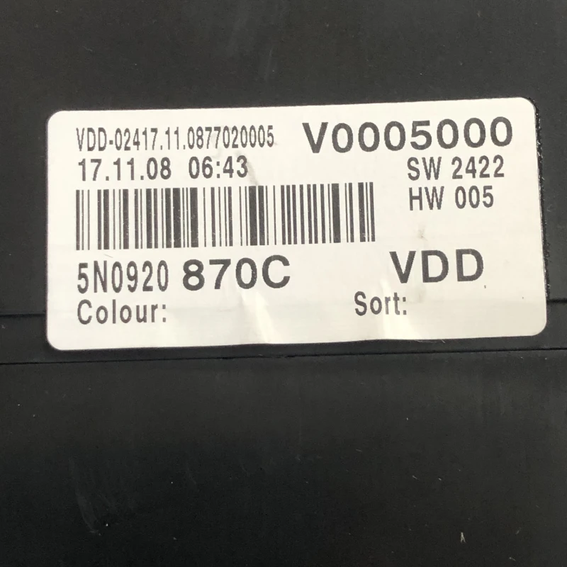 Ceas bord / Volkswagen Tiguan 5N 2010 / Audio si electronice
