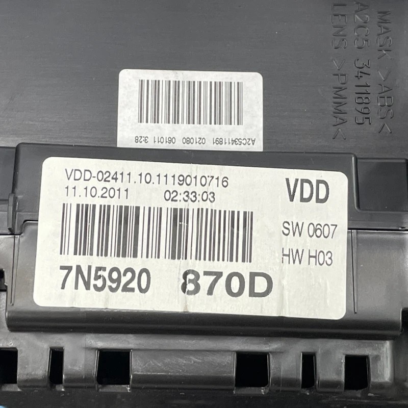 Ceas bord / Seat Alhambra 7N 2012 / Audio si electronice