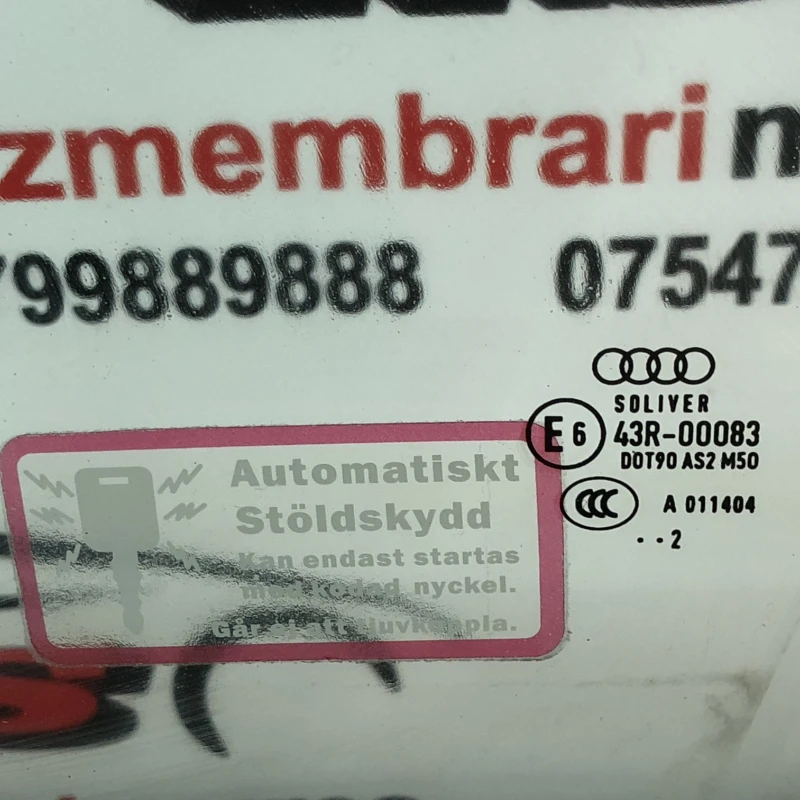 Geam stanga fata / Audi A6 C7 2013 / Caroserie, oglinzi si faruri