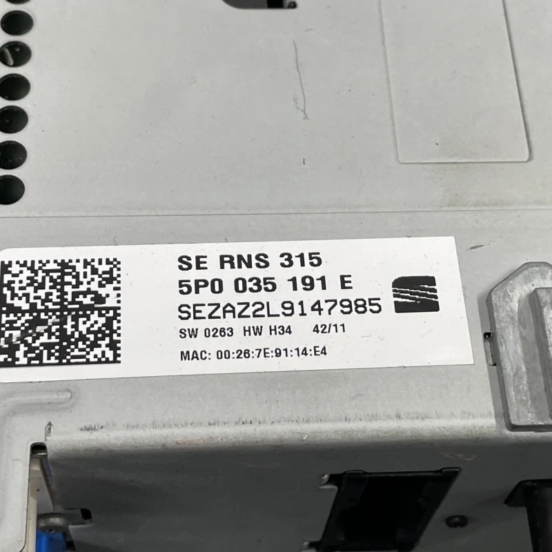 RNS 315 / Seat Alhambra 7N 2012 / Audio si electronice