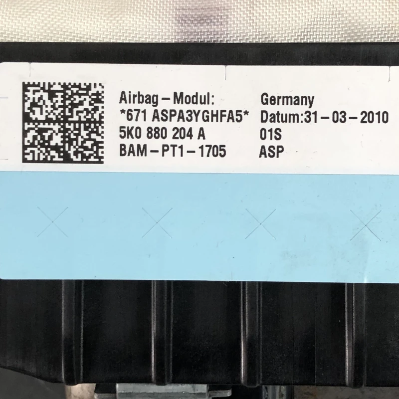 Airbag pasager / Volkswagen Golf MK6 2011 / Interior