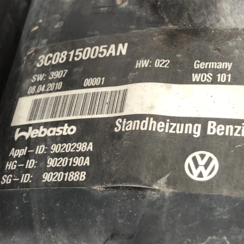 Webasto / Volkswagen Passat B6 2010 / Climatizare