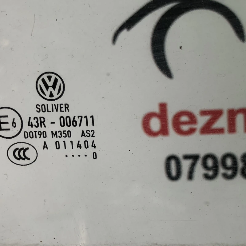 Geam dreapta spate / Volkswagen Passat B6 2010 / Caroserie, oglinzi si faruri