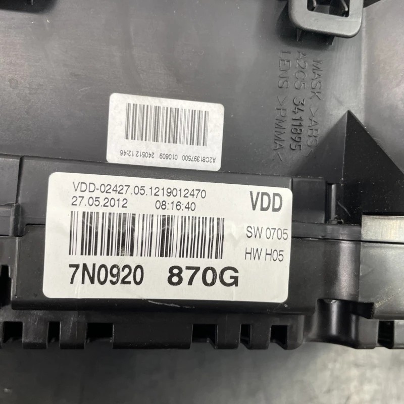 Ceas bord / Volkswagen Sharan 7N 2013 / Audio si electronice