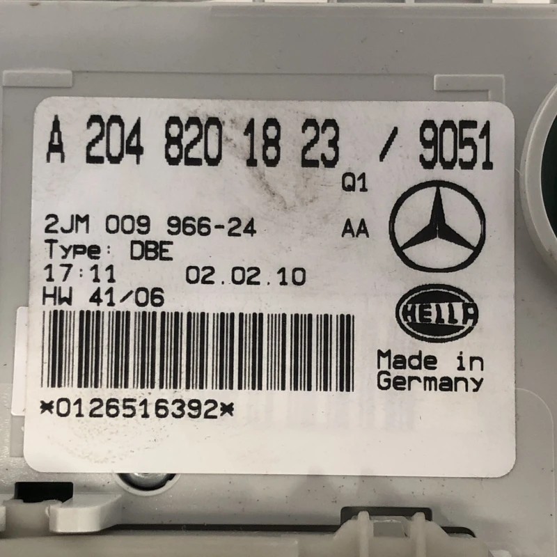 Plafoniera fata / Mercedes-Benz C Class W204 2010 / Interior