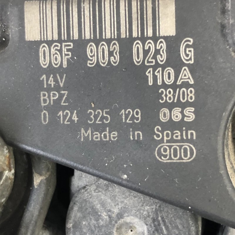 Alternator / Volkswagen Touran 1T 2009 / Motor, racire si evacuare