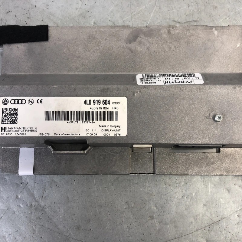 Ecran sistem multimedia / Audi A6 C6 2010 / Audio si electronice
