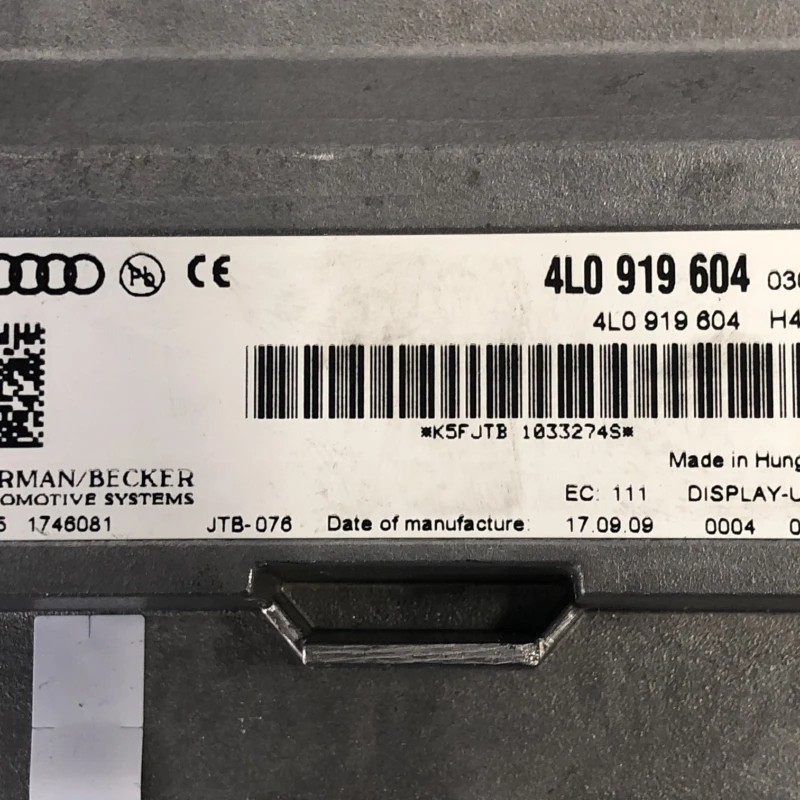 Ecran sistem multimedia / Audi A6 C6 2010 / Audio si electronice