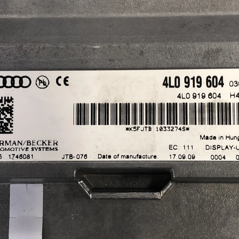 Ecran sistem multimedia / Audi A6 C6 2010 / Audio si electronice