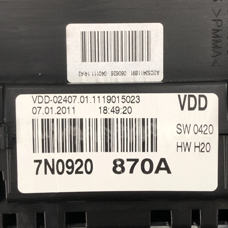 Ceas bord / Volkswagen Sharan 7N 2011 / Audio si electronice