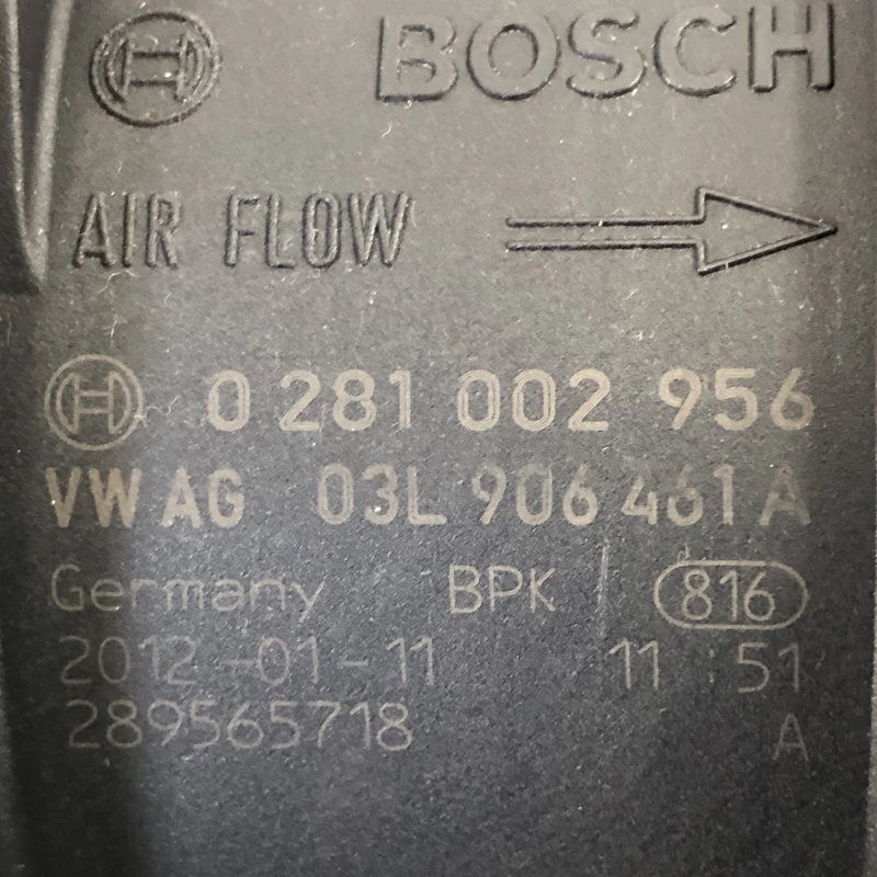 Debitmetru aer / Volkswagen Passat CC 2013 / Motor, racire si evacuare