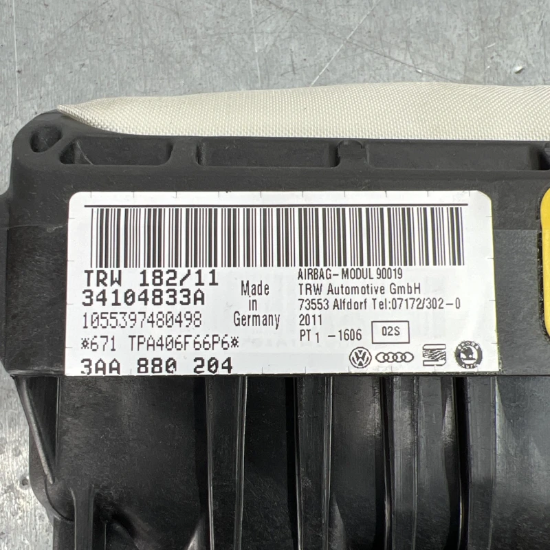 Airbag pasager / Volkswagen   2013 / Interior