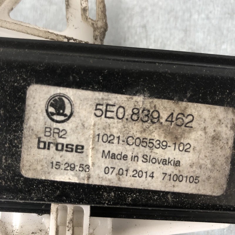 Macara geam dreapta spate / Skoda Octavia 3 5E 2014 / Caroserie, oglinzi si faruri
